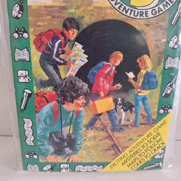 New Enid Blytons Famous 5 Adventure Game The Haunted Railway Game Book Dice card - Picture 3 of 6